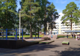 Фото - В ленинградском Никольском открылась центральная детская площадка
