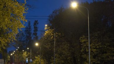 Фото - Ржевскую улицу Петербурга осветили 38 современных светильников
